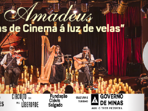 Espetáculo: Trio Amadeus "Trilhas de Cinema à luz de Velas"