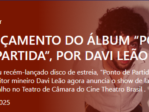 Show: "Ponto de Partida" de Davi Leão