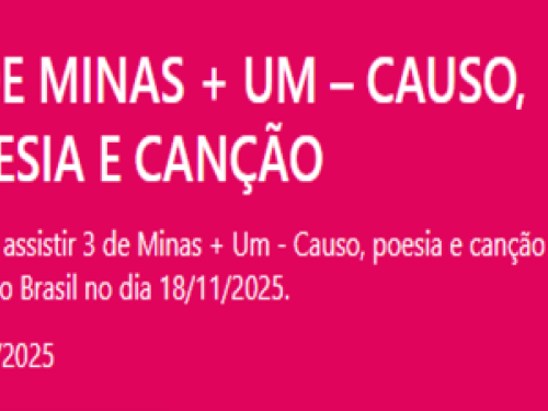 Show: 3 de Minas + Um "Causo, Poeisa e Canção"