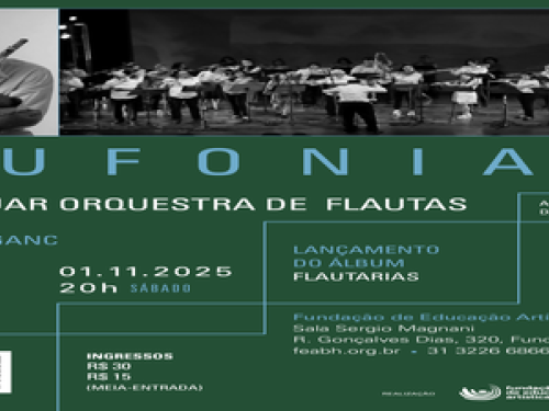 Show: Eufonias | Flutuar Orquestra de Flautas com David Ganc