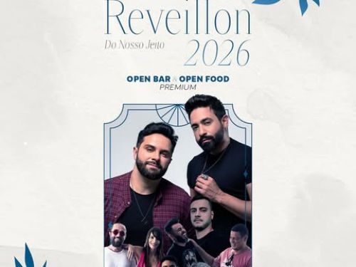 Imagem com o nome do evento e oito pessoas em destaque, nas quais iram fazer um apresentação