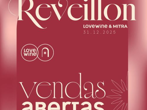 Imagem de tom vermelho com o nome, endereço, atrações, data do local