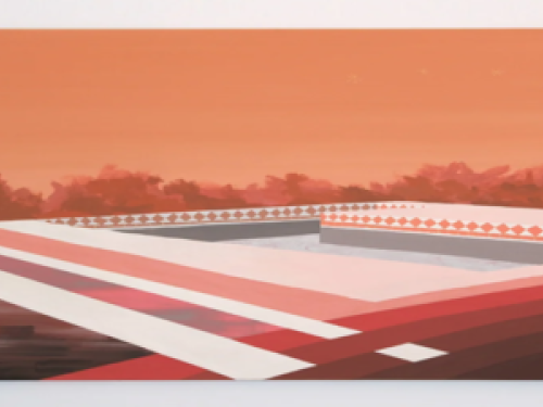 Imagem de uma pintura real 