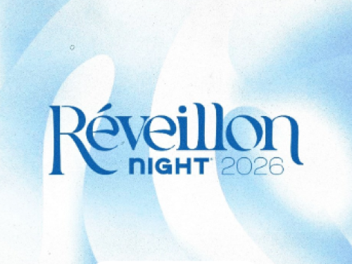 Imagem de fundo branco com azul, com o nome do evento em destaque