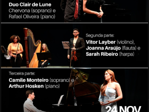 Segunda Musical na Assembleia do Dia 24 de Novembro: Poster de Divulgação