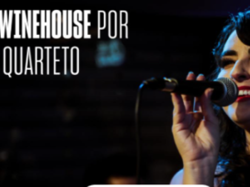 Imagem de divulgação do cartaz Tributo a Amy Winehouse