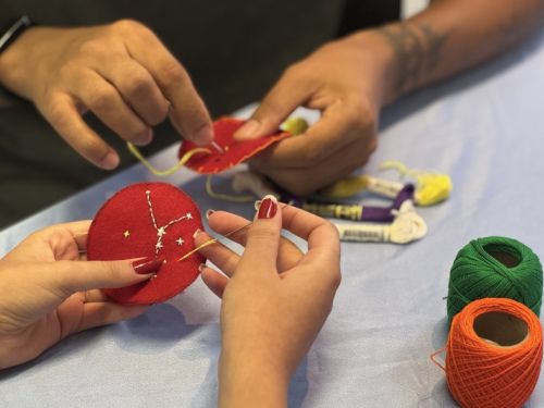 Oficina "Bordando Constelações"