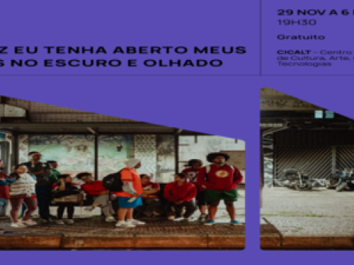 imagem do Espetáculo: Talvez eu tenha aberto meus olhos no escuro e olhado