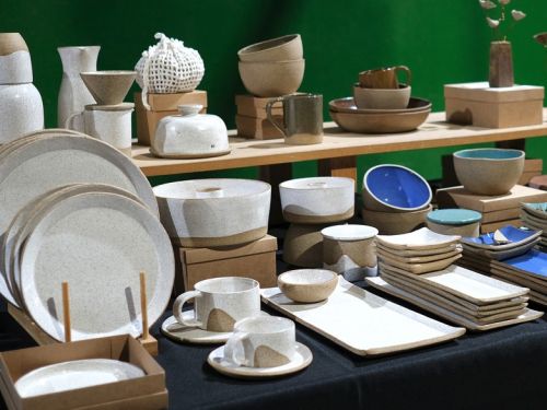 Feira de Cerâmica no Mercado Central