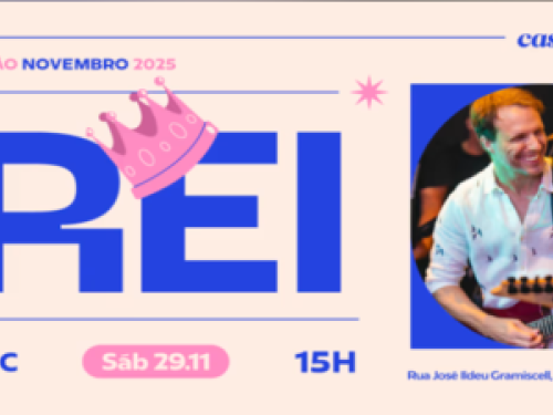 cartaz de divuldação Casa Rosa do Bonfim: Meu Rei E Dj Alex C. 