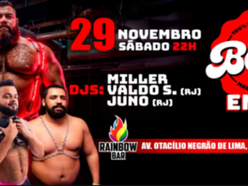 Cartaz de divulgação da festa Beefy