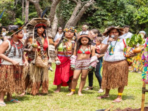 Imagem real de pessoas índigenas 