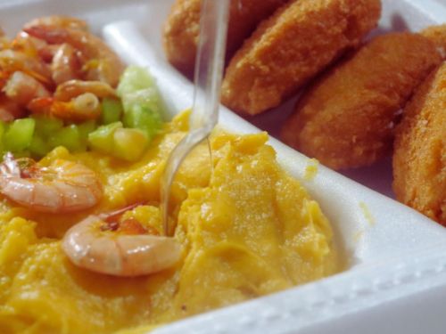 Poster Festival do Camarão com MPB e Jazz - Fotografia Acarajé de Bandeja