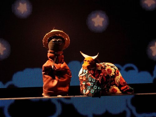 Bonecos do Espetáculo Bebê e o Boi Babau