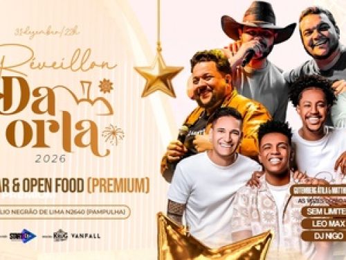 Imagem ilustrativa de divulgação do Revellion da Orla 