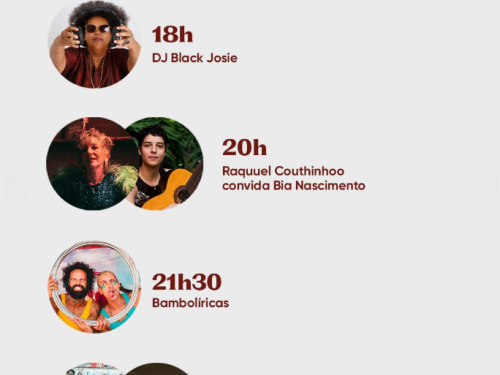 Fartura Lagoinha: Poster Divulgação com fotografias dos artistas convidados para o dia 10 de dezembro