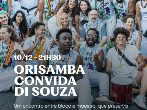 Fartura Lagoinha: Poster Divulgação com fotografia do grupo Orisamba convida DI Souza