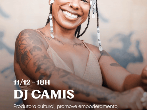 Fartura Lagoinha: Poster Divulgação com fotografia da DJ Camis