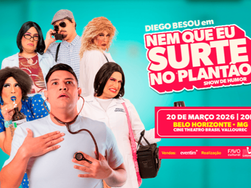 Imagem de um homem caracterizado de profissional da saúde.