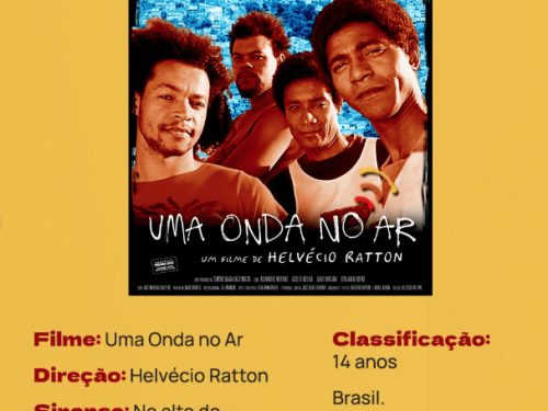 Cine Clube Favelinha: Última do Ano - “Uma Onda no Ar”