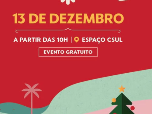 data do evento e desenho de uma arvoré de natal