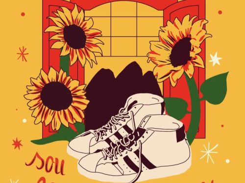 Flyer ilustrado de divulgação do evento