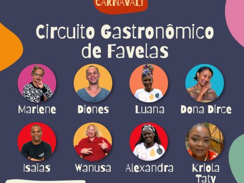 Circuito Gastronômico de Favelas - Ciclo de Debates "Viva o Carnaval"