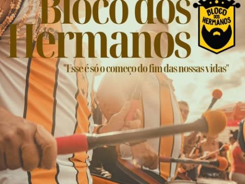 Flyer de divulgação oficial do bloco