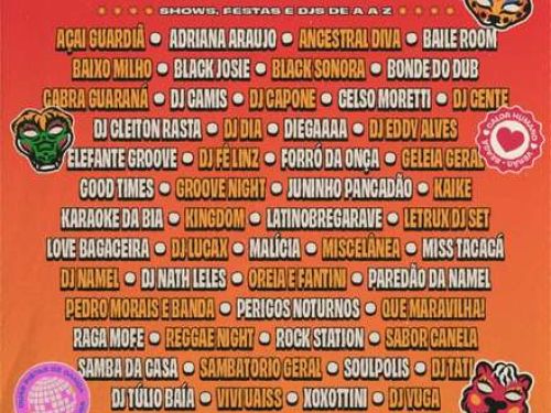 Cartaz oficial ilustrativo de divulgação do evento Sensa de Rolé 2026 