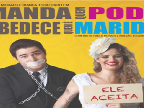 Imagem de um noiva acorrentando seu marido 