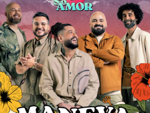 Flyer de divulgação do festival com artista: maneva