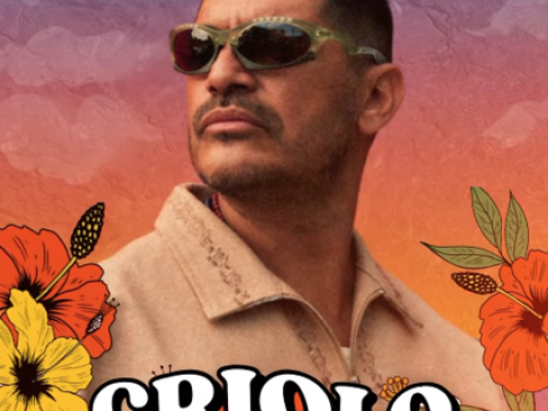Flyer de divulgação do festival com artista: Criolo