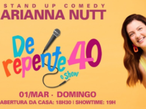 Imagem do show de comédia de Arianna