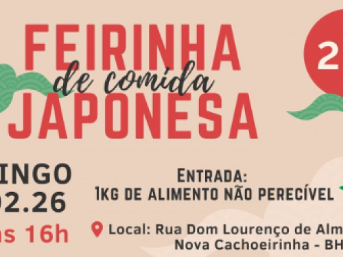Feirinha de Comida Típica Japonesa 2026