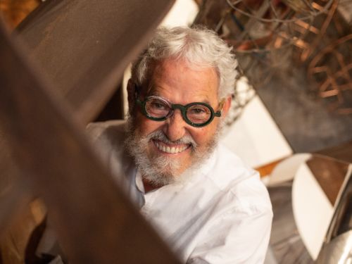 escultura da exposição