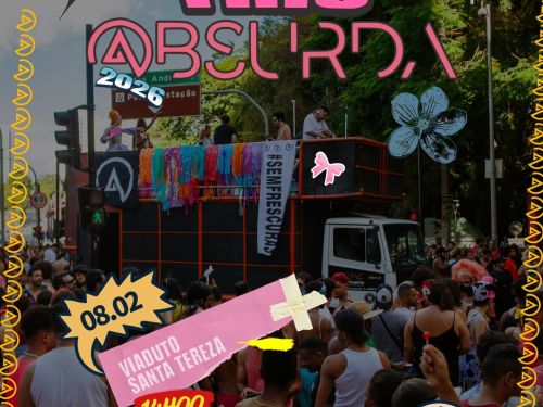 Flyer de divulgação do evento Trio Bsurda