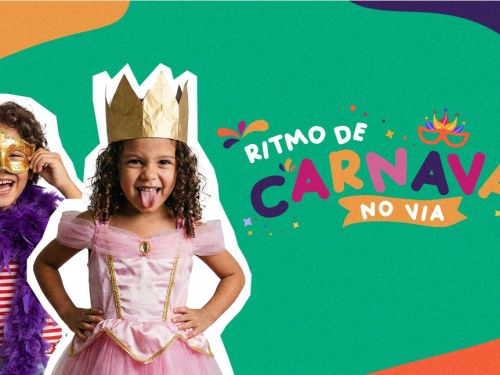 Ritmo de Carnaval no ViaShopping