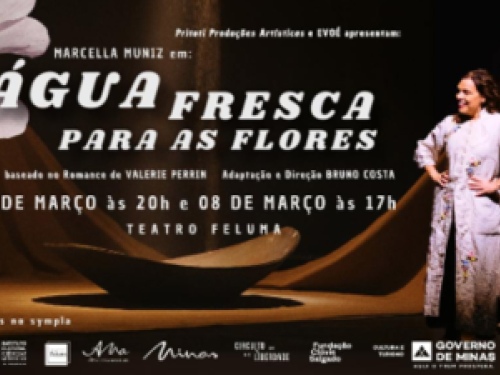 Imagem ilustrativa contendo frases de divulgação do espetáculo