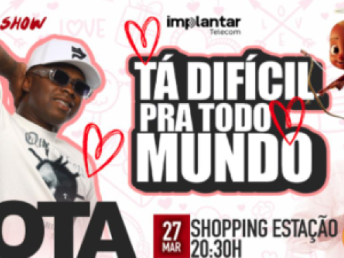 Imagem ilustrativa de divulgação do show de comédia 