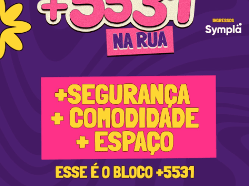 Capa Bloco +5531 Na Rua