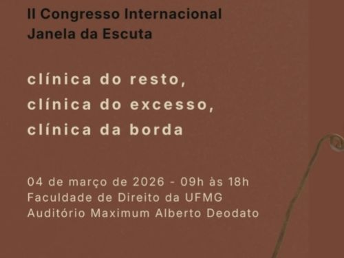 flyer com informações do evento