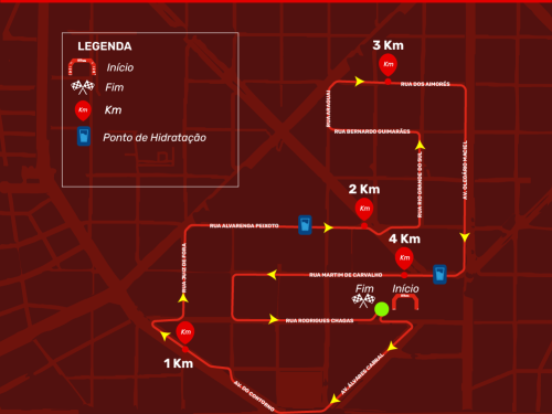 Foto ilustrativa do percurso de 5km 