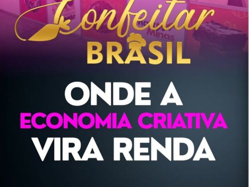 Flyer com frase de efeito dizendo como o evento ensina uma nova possivel fonte de renda 
