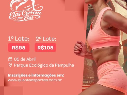 foto de capa do evento contendo uma corredora, local, data e valor dos lotes 