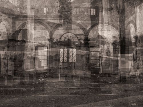 Fotografia do artista em preto e branco 