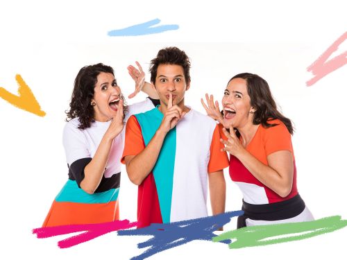 divulgação com fotografia do grupo artistico Tiquequê 