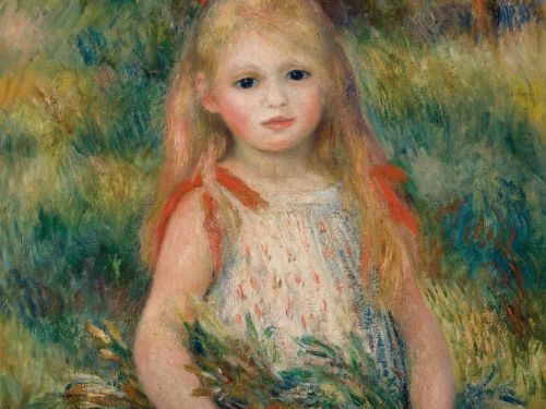 Foto convidativa para a exposição Renoir contendo informações sobre data, loca, horário do evento