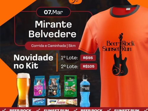 Foto ilustrativa do kit da corrida 