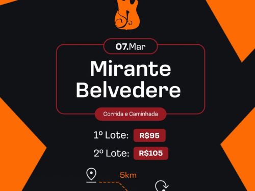 Foto informativa do preço dos dois lotes da corrida 