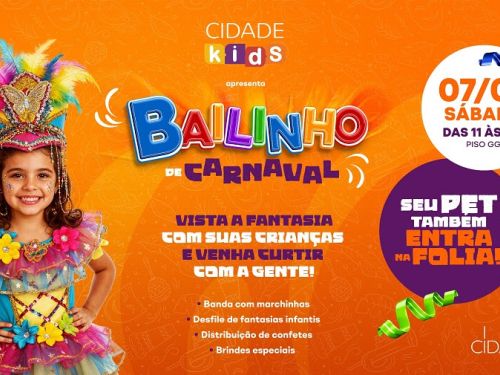 Bailinho Infantil Cidade Kids – Pré-Carnaval